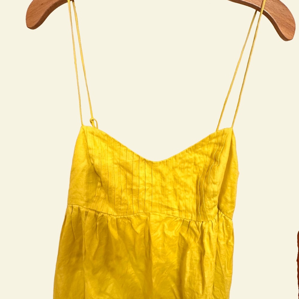 MAEVE BY ANTHROPOLOGIE YELLOW DRESS - Picture 3 of 6